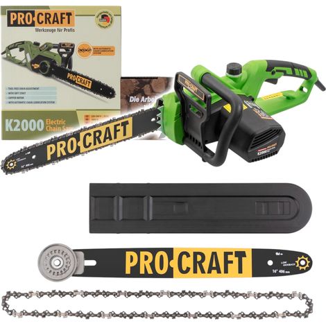Motosierra Procraft K2000 1800 vatios 406 mm de longitud de corte
