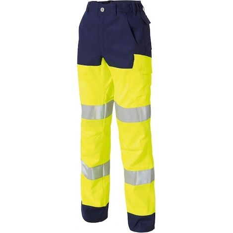 Pantalon haute visbilité LUKLIGHT VERYLIGHT jaune/marine - 48 - MOLINEL