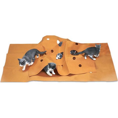 Tapis de jeu ondulé pour chat Tapis d'activité pour chat (1/5)