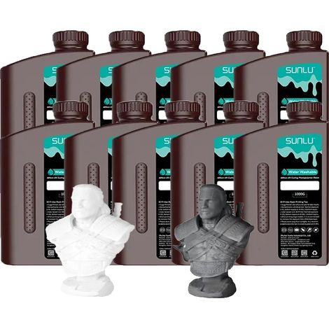 Resina 3D, formato da 1000 g, basso ritiro, forma liquida (1/2)