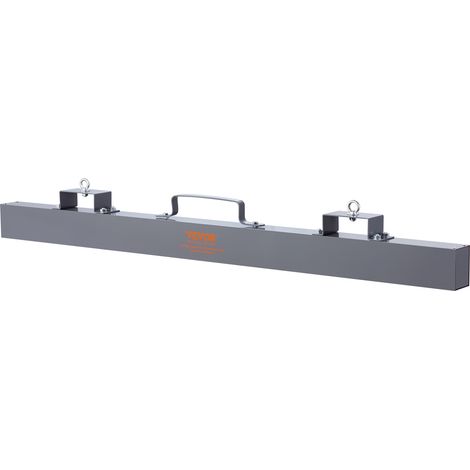 VEVOR Barredora Magnetica Suspendida para Carretilla Elevadora Fuerza 42,2 kg Barredora Magnetica 1520 x 77 x 200 mm Barredora Magnetica Antioxidante para Objetos Metálicos Chatarra Taller Garaje