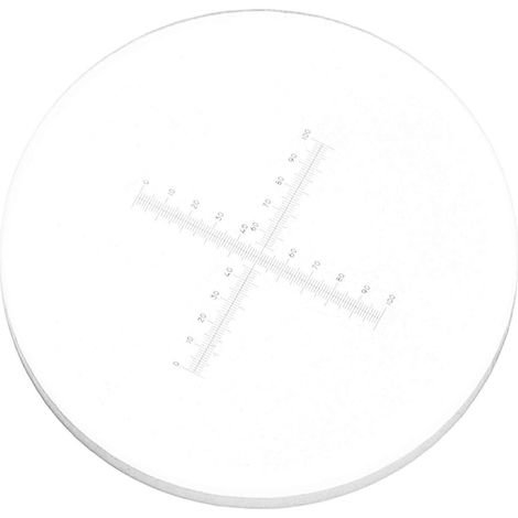 Micromètre avec oculaire en forme de croix et excellente fonction de mesure de la surface de la lame. (1/5)