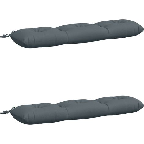 Coussins de banc 2 pièces VIANEN 100 % polyester Bleu – cordage polyester (1/5)