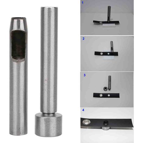 Poinçon à œillets en acier inoxydable, outil de perçage 11.5mm pour boutons vêtements et accessoires (1/4)
