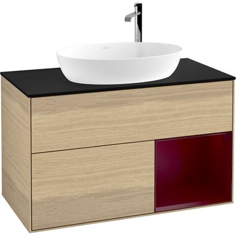Villeroy & Boch F902HBPC Meuble sous lavabo Finion F90 (1/2)
