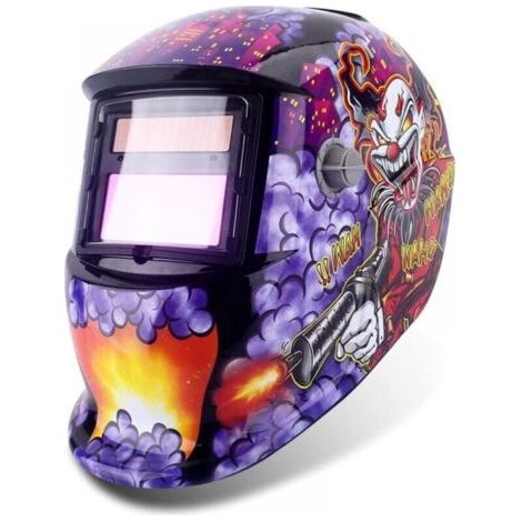 Casque de Soudeur Masque de Soudure Automatique, Masque de Soudage Electrique Masque à Assombrissement Automatique Masque de Soudure d'arc Tig Mig Meulage à Énergie Solaire (1/4)