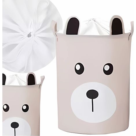 Cesta de juguetes grande, con cerradura, organizador XXL resistente de alta calidad para ositos de peluche, 63 l (1/5)