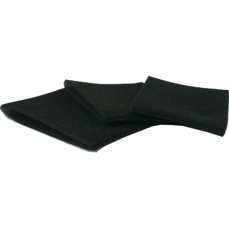 Schaumstofffilter (Nassfilter) 3er-Pack (auswaschbar, wiederverwendbar)
