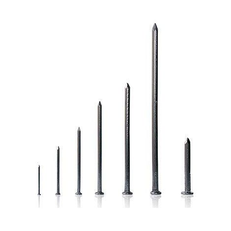FPLUS puntas 13- 30 c.plana x 2.5 kg. , PUNTAS DE HIERRO - CABEZA PLANA                                       PUNTAS DE HIERRO PARA CONSTRUCCIÓN