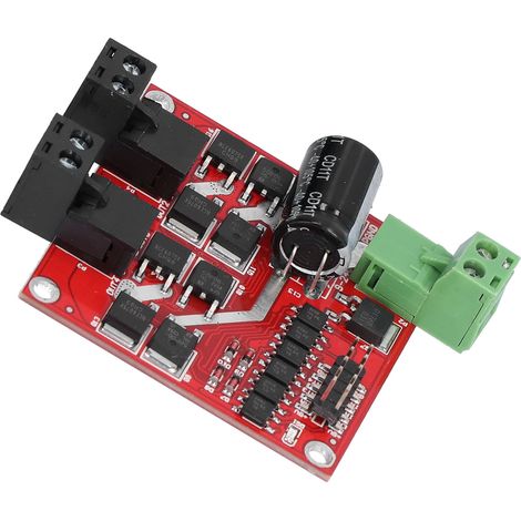 Module de commande de moteur CC en plastique, 2 canaux PWM, composant électronique haute puissance 160 W (1/5)