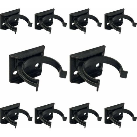 10x clip à visser pour plinthe meuble tube pied cuisine salle bain piétement (1/2)