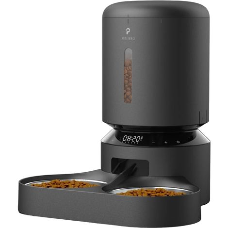 Distributeur de pierres à double cuve Petlibro Granary avec caméra, 5 L (noir)