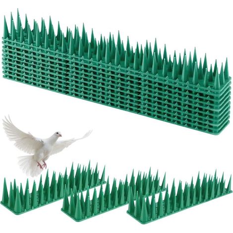 Pic Anti Oiseaux, 10pcs Pics Anti Pigeon en Plastique, Pique Anti Pigeons pour Balcon, Pic Anti Pigeons, Répulsif Oiseaux Jardin, Anti Pigeon Toit, Repulsif Anti Pigeon pour Antenne (1/5)