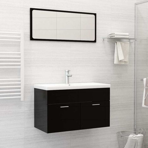 Teenpull – Einbauwaschbecken mit Wasserhahn 81x39x18 cm Keramik Weiß (1/5)