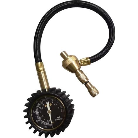 Pneu Manomètre Pression pour Pneus Voiture Dégonfleur Rapide (1/5)