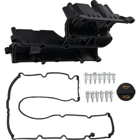 Engine Valve Cover for Ford Focus 1.6 EcoBoost 2011-2017 BM5G-6M293-DG Black (1/5)