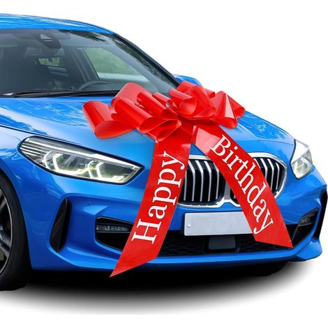 Moosono Rote Geschenkschleife Auto Fahrrad Saugnapf 18 Geburtstag 23inches (1/5)