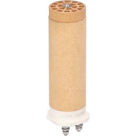 Élément chauffant céramique de remplacement, tête vis M3, 230V 3300W, pour pistolet à souder plastique, pièce détachée. (1/5)