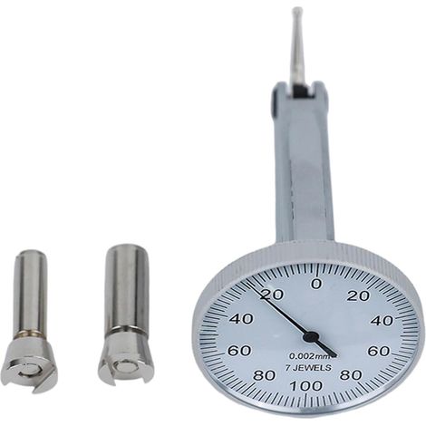 Indicateurs en acier inoxydable - Outil de mesure mécanique de précision pour ateliers d'ingénierie - Type de levier 0,2 mm/0,8 mm (1/5)