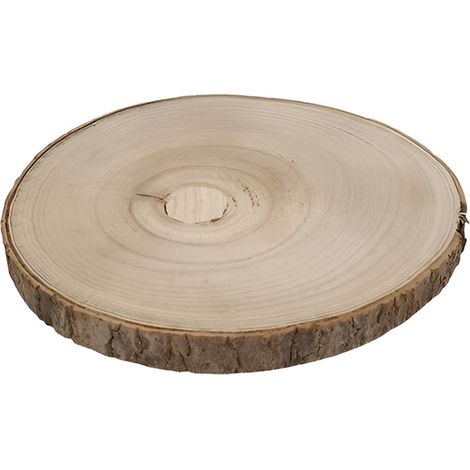 Tronco rotondo fetta base in legno D22 DECORATIVA vassoio lavori decoupage casa lavoro tavoletta