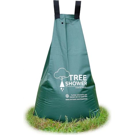 Horizont – Sac d'arrosage goutte à goutte 75 litres – PVC 400g/m² – Pour arbres de 8 à 30 cm de circonférence – Économie d'eau efficace (1/4)