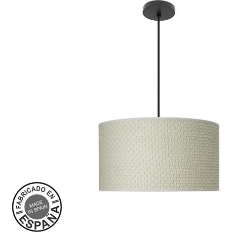 Pendente Fashion 2xe27 Nero/Bianco Reed Regx40x40 C/diffusore