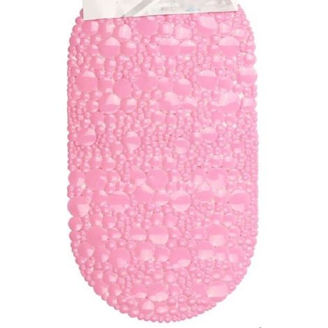 Trade Shop - Tappeto Tappetino Doccia Vasca Antiscivolo Per Bagno Arredo Rosa 38x68 Cm 54046 - (1/2)
