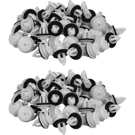 100 clips de fixation de panneau de porte avec joint torique, BMW E34 E36 E38 E39 E46 X5 M3 M5 Z3 (1/5)