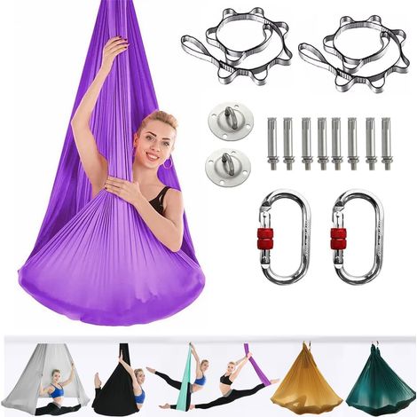 Kit de Yoga pour Adultes, Accessoires de Yoga, Charge de 500 kg, Matériel D'installation Complet Inclus (1/5)