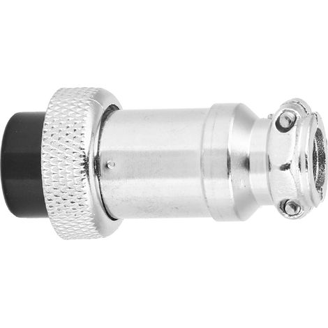 Lot de 100 connecteurs femelles BERM Aviation, filetage 8 trous, boîtier en acier inoxydable, 16 mm. (1/4)