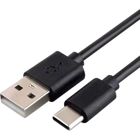 Cable de conexión USB-C a USB 2.0 de 1 m, carga rápida hasta 3 A, cable de carga y cable de datos, USB 3.1 Tipo C macho a USB 2.0 Tipo A macho, color negro, longitud 1 m (1/4)