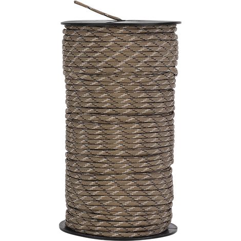 Corde de Survie Camouflage Désert 100m pour Escalade Randonnée Urgence (1/5)