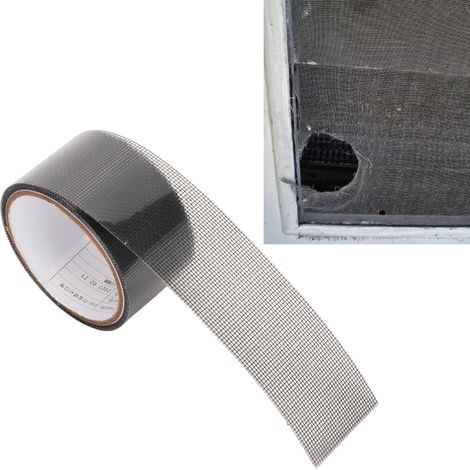 5 rouleaux/vente de ruban adhésif invisible anti-moustiques pour réparer les fenêtres, les moustiquaires et les fuites. (1/5)