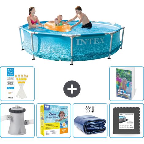 Frame Pool Rund - 305x76 cm - 7-teilig S285