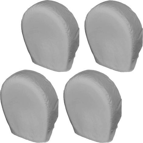 Ensemble de 4 housses de roue de secours en tissu Oxford 210D résistant aux intempéries pour pneus de voiture (1/5)