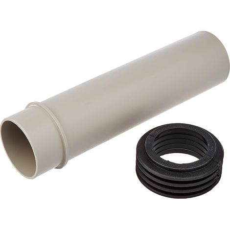 – Extension de tube de chasse avec manchon scellement: d45 mm Gris granit (152.434.06.1) (1/4)