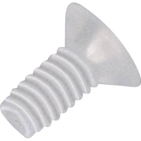 TOOLCRAFT 839991 Viti a testa svasata M5 20 mm A croce Phillips DIN 966 Plastica, Poliammide 10 pz. (1/2)