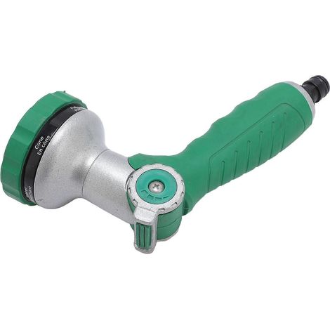 Garden Hose Nozzle 6 Patterns High Pressure 20x10.7x7.2cm Ergonomic Grip (1/5)