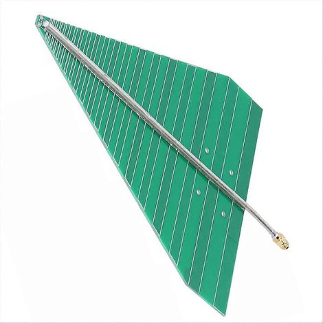 Logarithmisch-periodisches Antennen-PCB-Modul, das über eine breite Bandbreite von 740 bis 6000 MHz arbeitet und so die Konnektivität verbessert. (1/5)