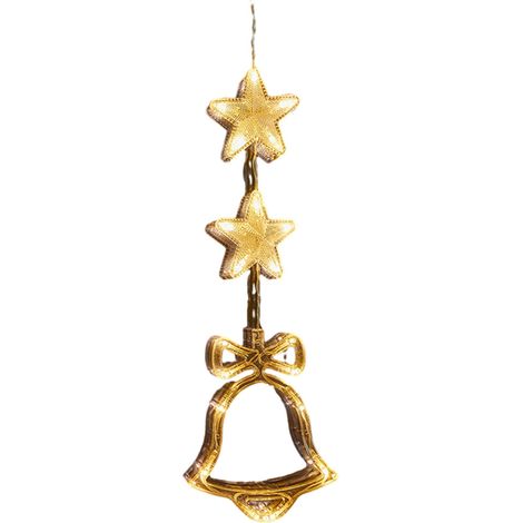 Luces navideñas LED con ventosa, copos de nieve, luces-B (1/5)