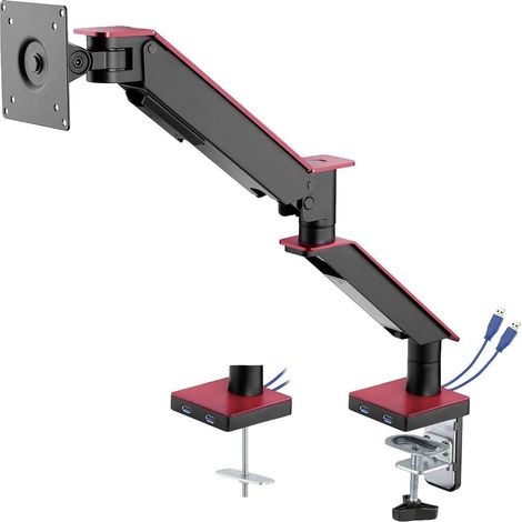 My Wall HL 25-1 L simple Support de table pour écran 43,2 cm (17") - 88,9 cm (35") noir rotatif X525942 (1/5)