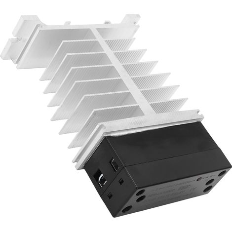 Relais statique DC-DC 120A avec dissipateur thermique, entrée 3-32V, sortie 5-220V, module SSR sécurisé (1/5)