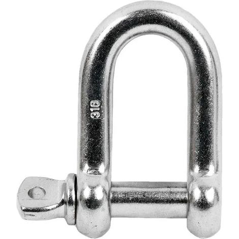 Gerader Schäkel M-16 verzinkt