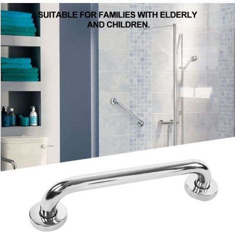 30cm Handle Bathtub Wall-mounted Barre of holding press of shower bracket towel safety of shower stainless steel (1/4)