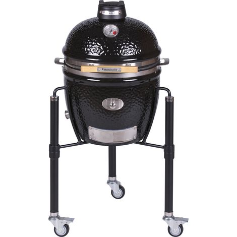 Kamado Monolith JUNIOR Pro Série 2.0 - Noir + Chariot (1/5)