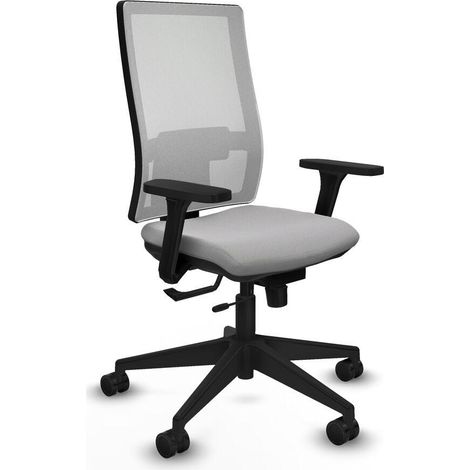 Piqueras y Crespo Horna chaise bureau gris clair confortable (1/3)