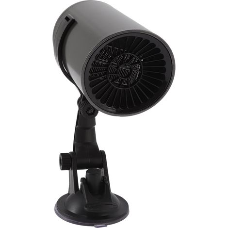 Chauffage de voiture avec désembuage et dégivreur de pare-brise, purificateur d'air, 12 V, support à ventouse