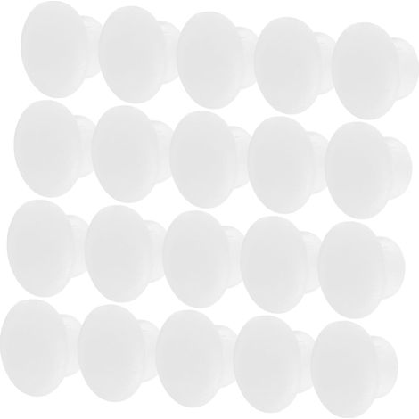 Lot de 100 bouchons protection ronds en plastique (1/5)