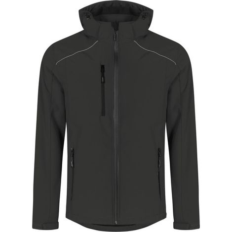 Veste softshell d'hiver. charcoal. Taille 2XL (1/3)