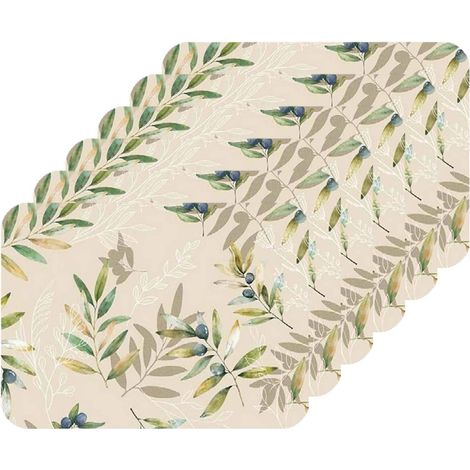 Lot de 6 sets de table motif provençal OLIBA (1/3)